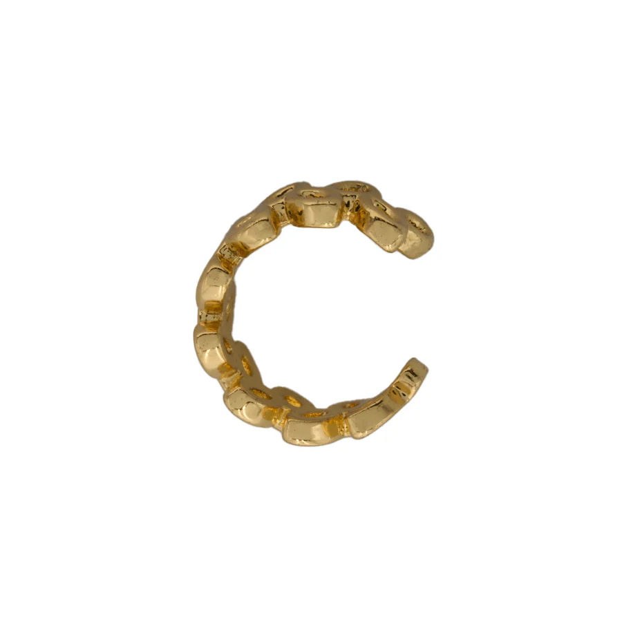 Small leaves ear cuff