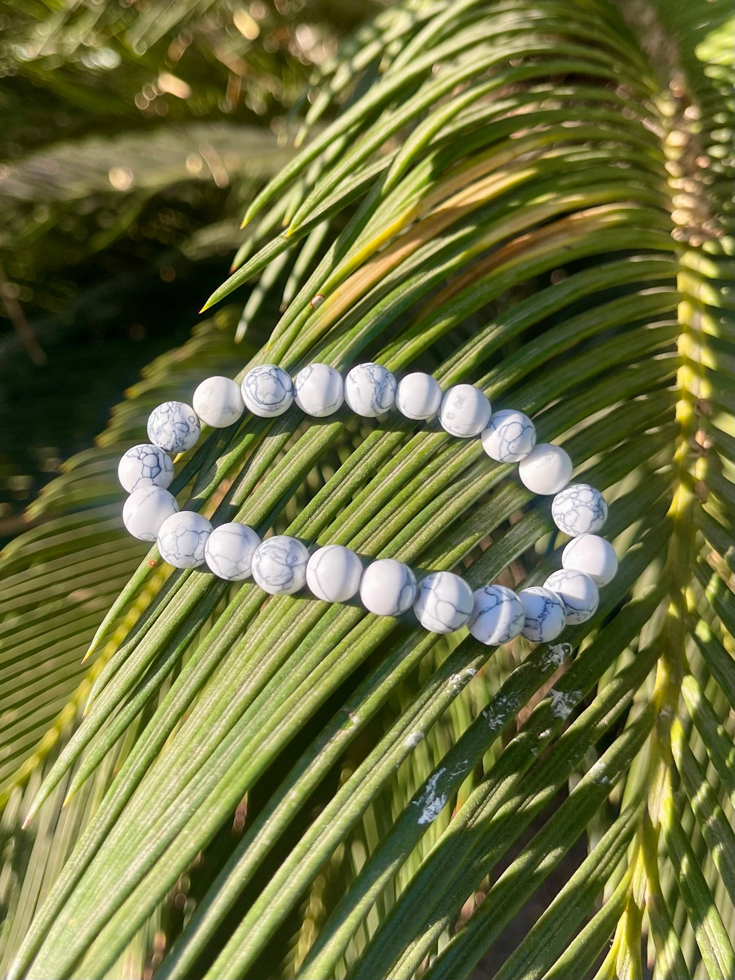 Howlite handmade bracelet