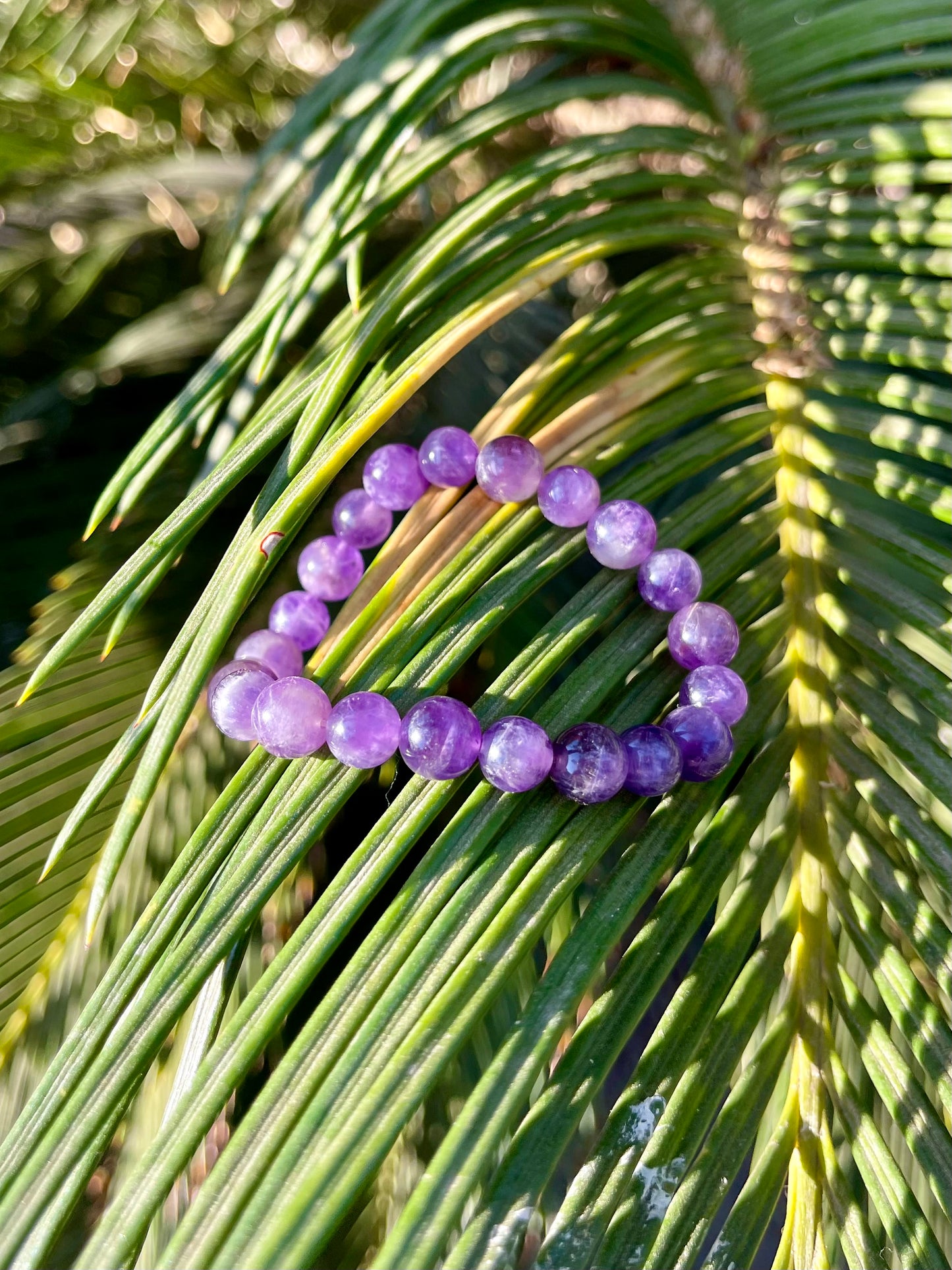 Amethyst handmade bracelet