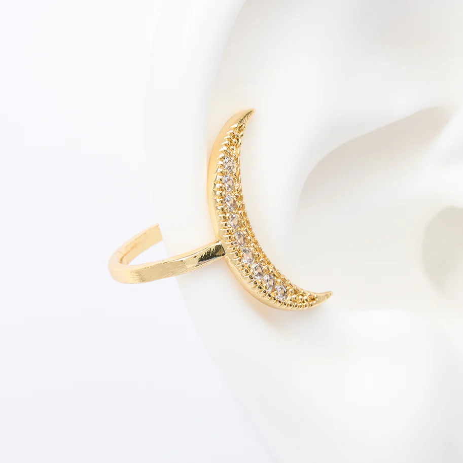 Moon ear cuff