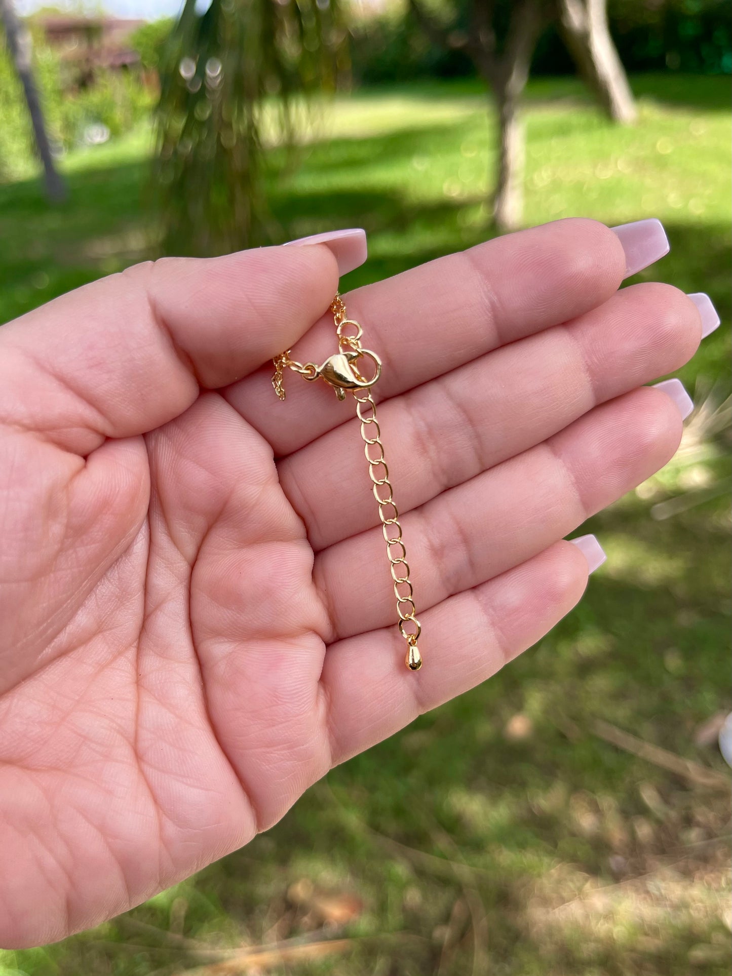 Double layer hearts anklet