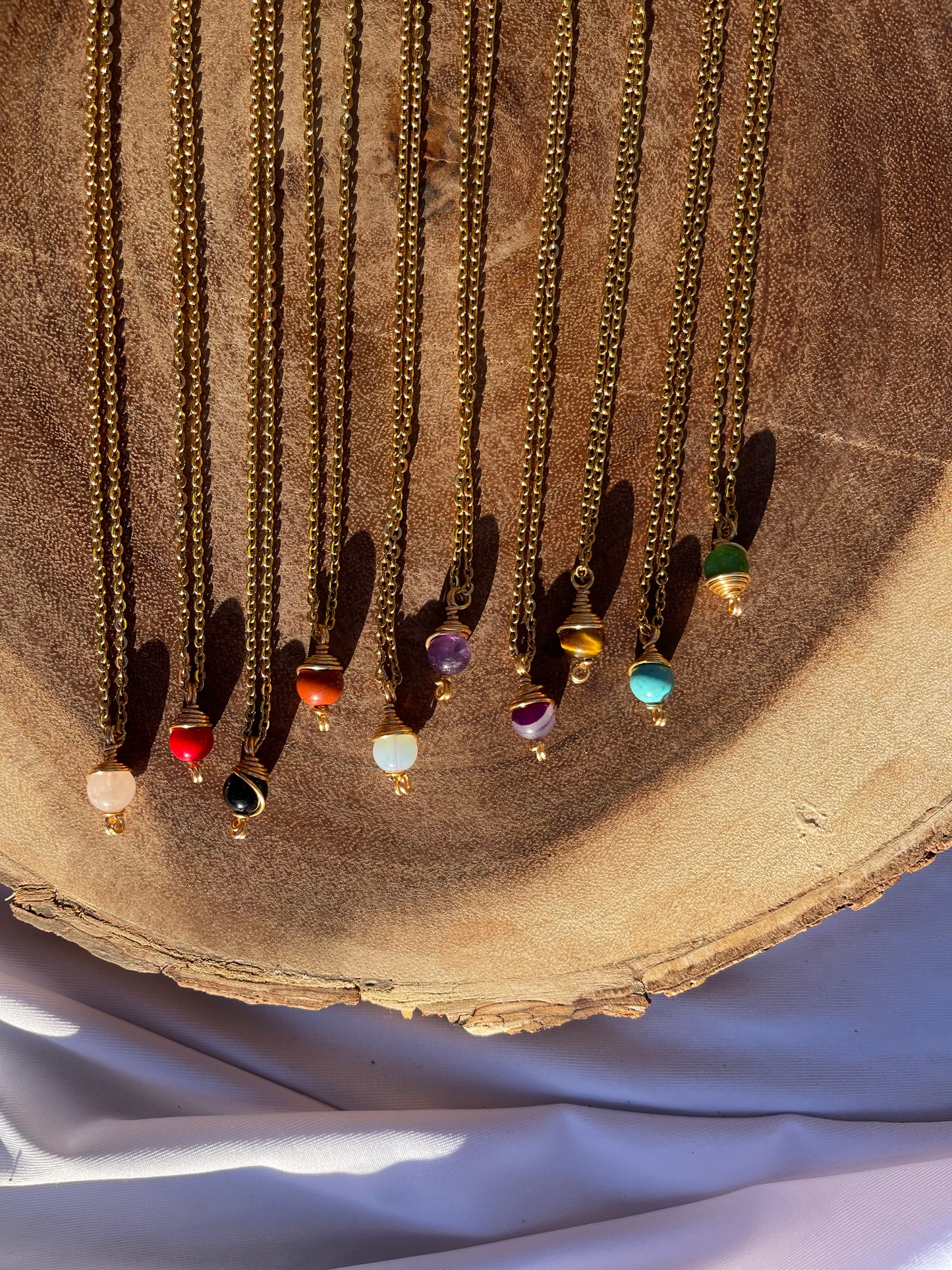 Circle crystal Necklace