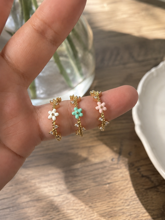 Bloom Flower Rings