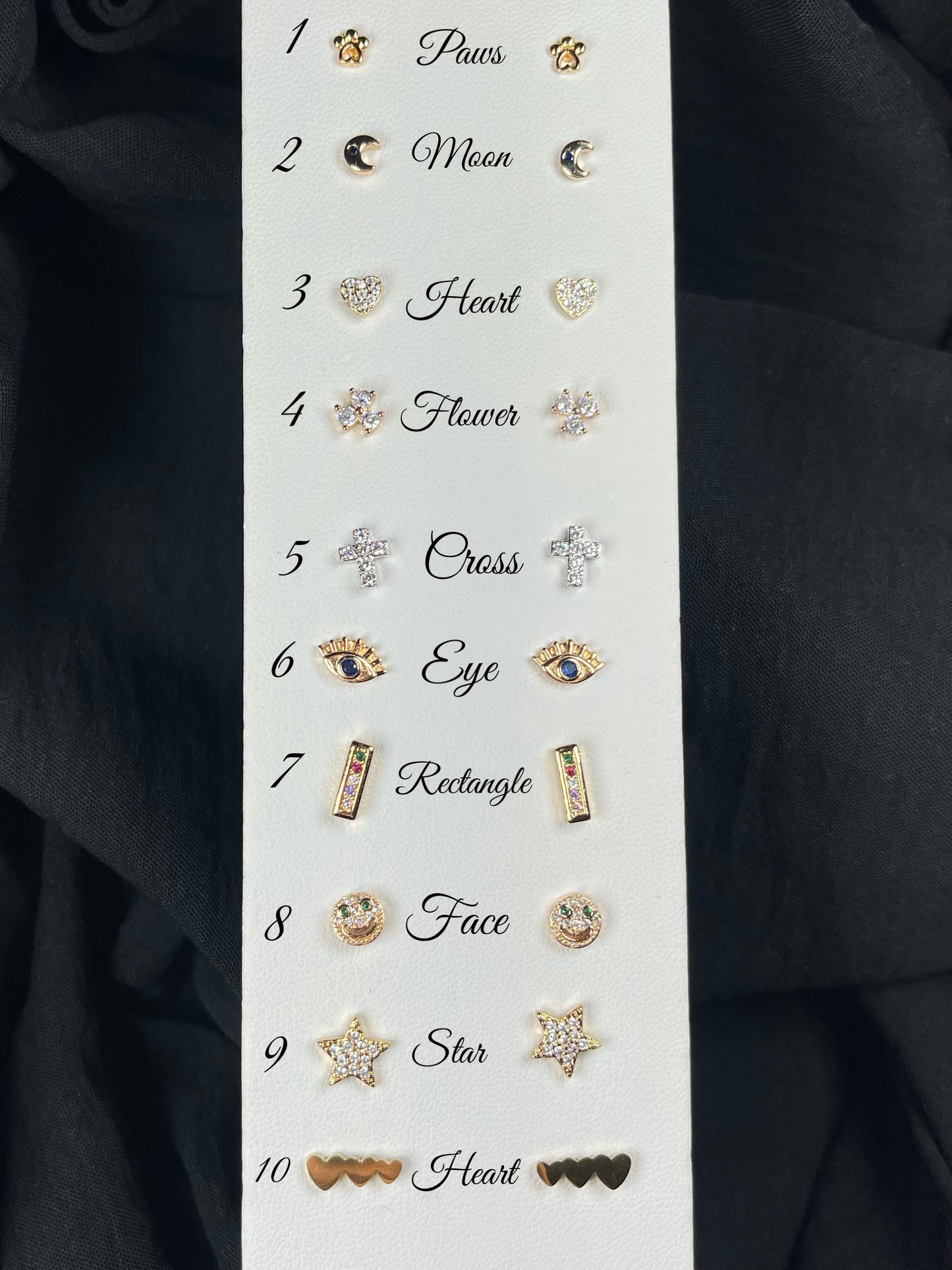 Mini earrings assorted