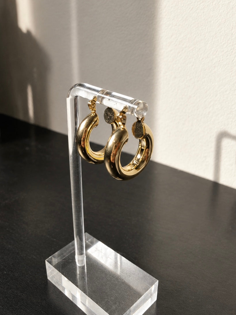 2-in-1 Heart Hoop Earrings