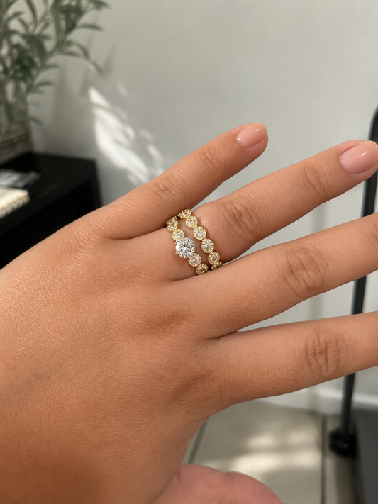Celestial Promise Ring Set